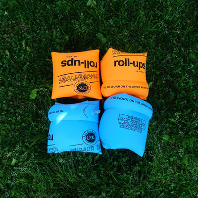 Las mangas de aire inflables del flotador del PVC de Ring Foldable del brazo de la natación de los niños circundan