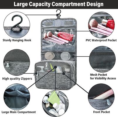 Bolsos portátiles del artículo de tocador del bolso del viaje para los hombres y las mujeres