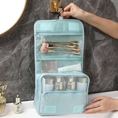 Bolso múltiple del artículo de tocador de los compartimientos de la capacidad de alta calidad de la cerveza dorada