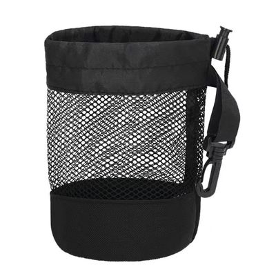 Pelota de tenis del golf del almacenamiento de Mesh Pocket Net Pouch For del bolso de lazo de los deportes del poliéster