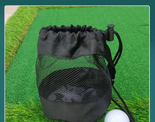 Pelota de tenis del golf del almacenamiento de Mesh Pocket Net Pouch For del bolso de lazo de los deportes del poliéster