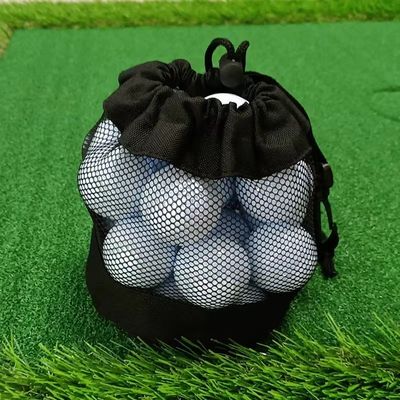 Pelota de tenis del golf del almacenamiento de Mesh Pocket Net Pouch For del bolso de lazo de los deportes del poliéster