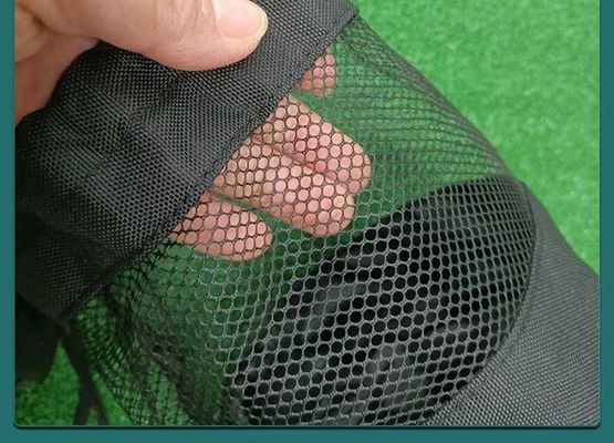 Pelota de tenis del golf del almacenamiento de Mesh Pocket Net Pouch For del bolso de lazo de los deportes del poliéster