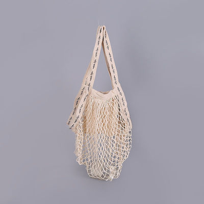 Bolsillo para mujer grande de Mesh Bags With Custom Logo del bolso neto del algodón que hace compras orgánico