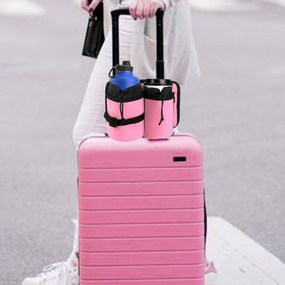 La carta blanca durable del soporte de vaso del viaje del equipaje cabe todas las manijas de la maleta