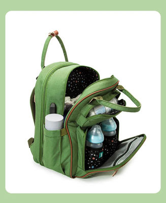 Prenda impermeable Logo Mommy Baby Diaper Bag de encargo mojado con la cama cambiante