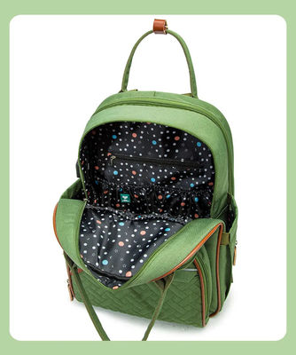 Prenda impermeable Logo Mommy Baby Diaper Bag de encargo mojado con la cama cambiante