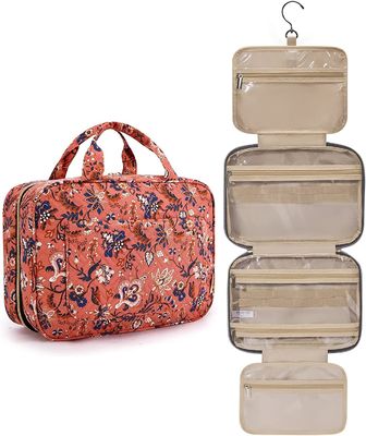 Bolso impermeable del artículo de tocador de la capacidad grande con la manija