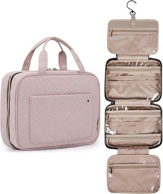 Bolso impermeable del artículo de tocador de la capacidad grande con la manija