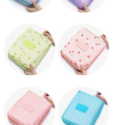 Organizador cosmético Waterproof de los artículos de tocador de las mujeres del bolso del viaje multifuncional al aire libre