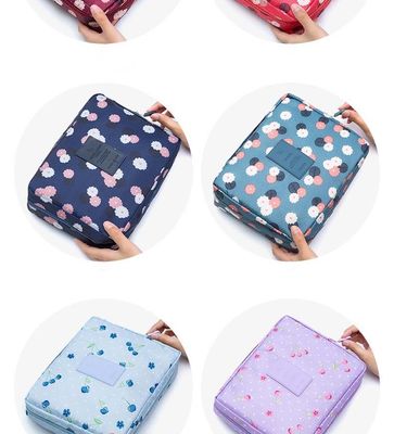 Organizador cosmético Waterproof de los artículos de tocador de las mujeres del bolso del viaje multifuncional al aire libre