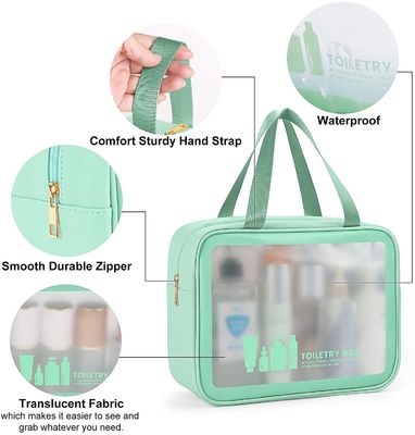 Bolso para los hombres de las mujeres, organizador cosmético del artículo de tocador del viaje del bolso del maquillaje de la prenda impermeable para los accesorios