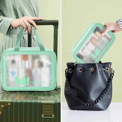 Bolso para los hombres de las mujeres, organizador cosmético del artículo de tocador del viaje del bolso del maquillaje de la prenda impermeable para los accesorios
