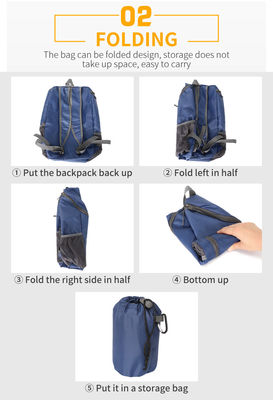 el caminar de ciclo al aire libre ultraligero del viaje de la mochila del bolso plegable del alpinismo 23L