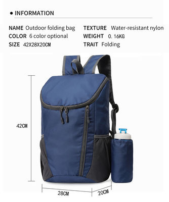 el caminar de ciclo al aire libre ultraligero del viaje de la mochila del bolso plegable del alpinismo 23L