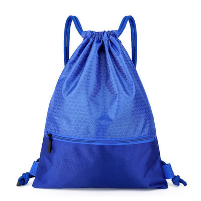 Bolso de escuela tropical reutilizable de encargo del poliéster del lazo del bolso de secuencia del tirón para al aire libre