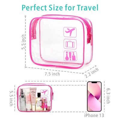 Prenda impermeable y bolsos cosméticos del maquillaje del claro de Shockroof para los hombres de las mujeres