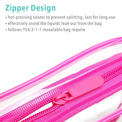 Prenda impermeable y bolsos cosméticos del maquillaje del claro de Shockroof para los hombres de las mujeres
