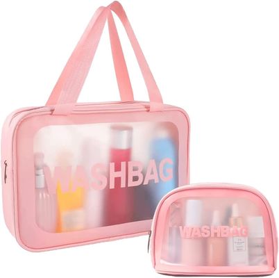Resistente de agua multifuncional del bolso del maquillaje del artículo de tocador del viaje con la manija práctica