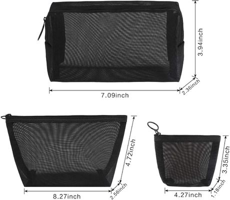 Resistente de agua ligero del bolso del maquillaje del bolso del artículo de tocador del viaje con la manija práctica