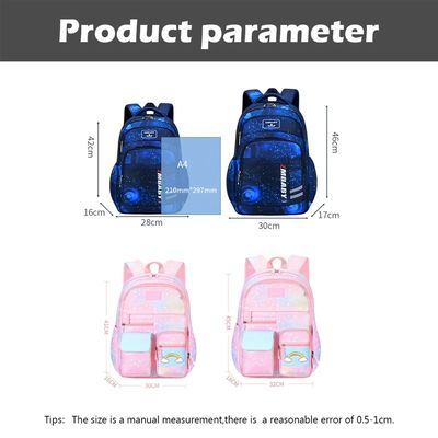 Los niños impermeabilizan la mochila de apertura lateral de la escuela para el estudiante de la escuela primaria de los niños