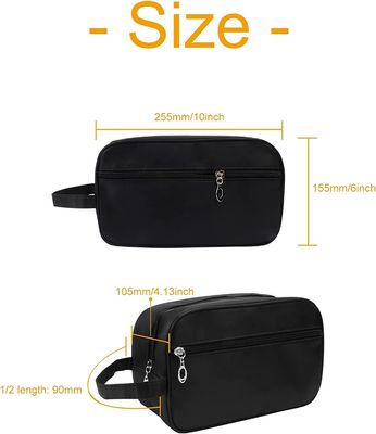 Bolso que afeita para hombre resistente ligero liso para viajar, equipo de agua de Dopp del viaje para los accesorios de los artículos de tocador