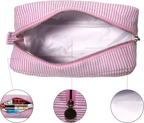 bolsa cosmética del viaje del bolso del diseño durable ligero de la manija - bolso grande del artículo de tocador de Bag Zipper Purse del organizador del maquillaje