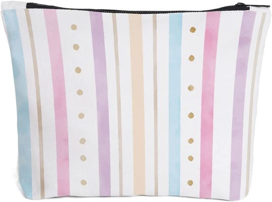 Bolsos rosados durables e impermeables del arco iris del bolso del artículo de tocador para las mujeres de las muchachas