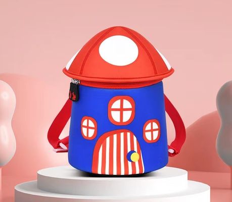 seta   los niños del bolso SBR de la educación del neopreno de la forma 3D hacen excursionismo la mochila suave de la muchacha de la luz del bolso de la guardería