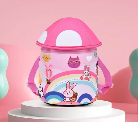 seta   los niños del bolso SBR de la educación del neopreno de la forma 3D hacen excursionismo la mochila suave de la muchacha de la luz del bolso de la guardería