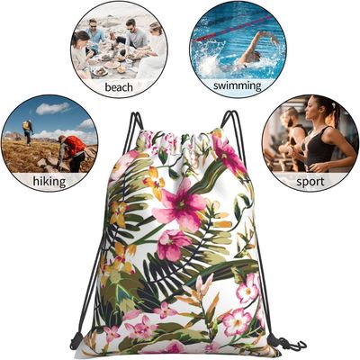 Los bolsos de lazo para las muchachas de las mujeres atan el nilón ligero resistente de agua del bolso de la yoga de la mochila