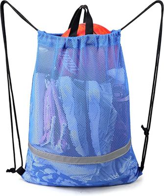 Playa BeeGreen Mesh Drawstring Bag Backpack Lightweight resistente para el deporte