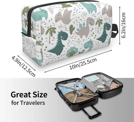 Accesorios grandes del viaje del maquillaje de la bolsa cosmética suave linda del bolso para la cremallera impermeable de los regalos del muchacho
