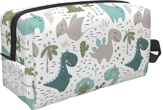 Accesorios grandes del viaje del maquillaje de la bolsa cosmética suave linda del bolso para la cremallera impermeable de los regalos del muchacho