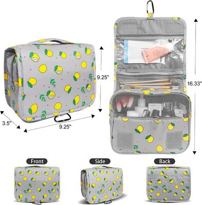 Bolso suave impermeable del artículo de tocador para el bolso multifuncional de la ducha del bolso cosmético del viaje de las muchachas de las mujeres que viaja con fuerte