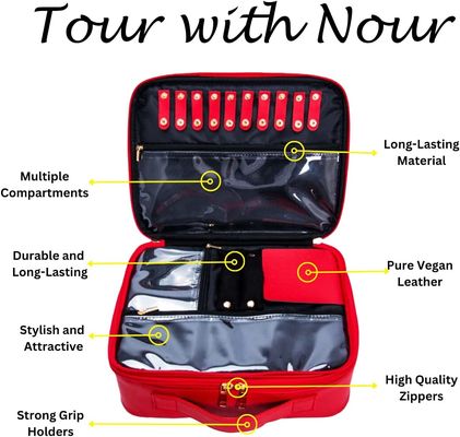 El bolso durable impermeable del artículo de tocador del viaje de Shockoof para las mujeres, perfecto compone los regalos del bolso para los amigos femeninos