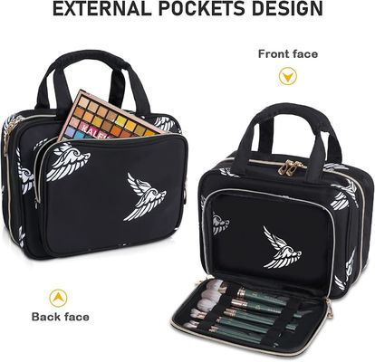 Bolso cosmético resistente a prueba de choques de agua de With Hanging Hook del organizador del artículo de tocador del viaje