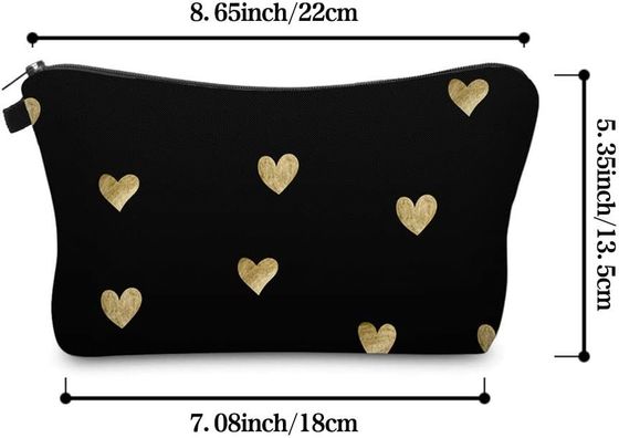 Pequeño regalo de la bolsa del viaje del maquillaje del bolso cosmético lindo ligero y suave del bolso para las mujeres
