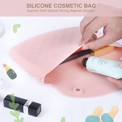 Pequeño regalo de la bolsa del viaje del maquillaje del bolso cosmético lindo ligero y suave del bolso para las mujeres