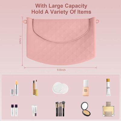 Pequeño regalo de la bolsa del viaje del maquillaje del bolso cosmético lindo ligero y suave del bolso para las mujeres