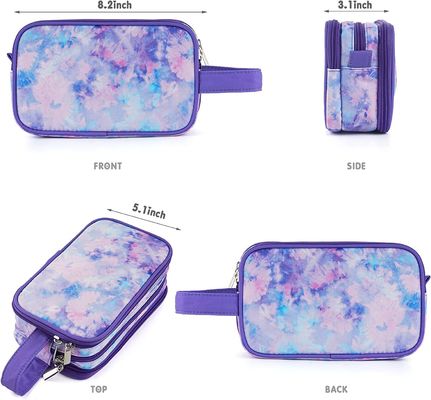 Bolso del artículo de tocador del viaje para poco viajar colgante adolescente joven del bolso del lavado de la prenda impermeable cosmética del maquillaje de las muchachas
