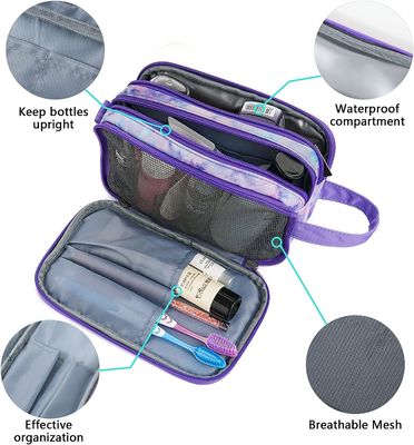 Bolso del artículo de tocador del viaje para poco viajar colgante adolescente joven del bolso del lavado de la prenda impermeable cosmética del maquillaje de las muchachas