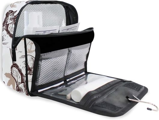 Bolso a prueba de choques y durable del artículo de tocador del viaje del dinosaurio para el organizador cosmético Bag del modelo del dinosaurio del vintage de los niños de los muchachos