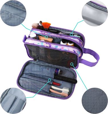 Bolso del artículo de tocador del viaje para los artículos de tocador que viajan colgantes del niño del bolso del lavado de la pequeña de las chicas jóvenes prenda impermeable cosmética del maquillaje