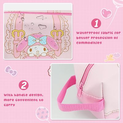 Prenda impermeable y bolso durable del maquillaje para el amigo de muchachas - bolsa cosmética del viaje lindo del conejo