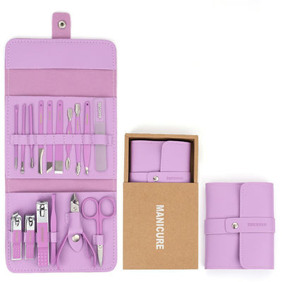 El clavo Clippers del sistema de manicura equipa las tijeras de acero inoxidables Kit For Manicure Tools de los cortadores del clavo de la cuchara del oído del hogar 4/12/16Pcs