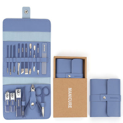 El clavo Clippers del sistema de manicura equipa las tijeras de acero inoxidables Kit For Manicure Tools de los cortadores del clavo de la cuchara del oído del hogar 4/12/16Pcs