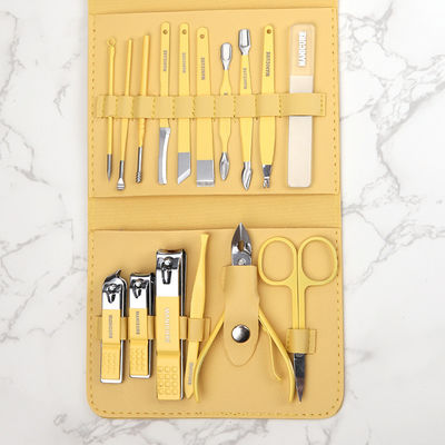 El clavo Clippers del sistema de manicura equipa las tijeras de acero inoxidables Kit For Manicure Tools de los cortadores del clavo de la cuchara del oído del hogar 4/12/16Pcs