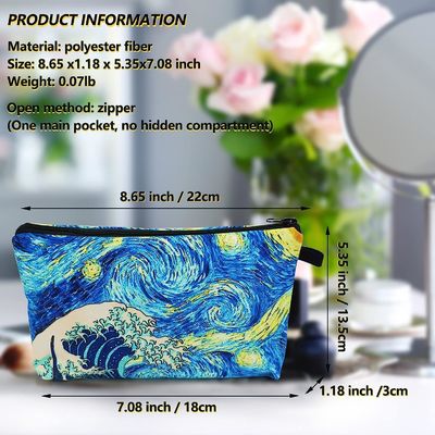 Bolso impermeable ligero del maquillaje del viaje para las mujeres