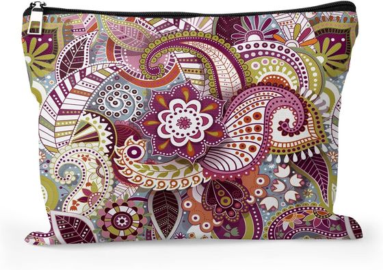 Bolso impermeable del artículo de tocador del viaje de Mandala Cosmetic Bag For Women del bolso del maquillaje